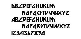 Dienastyr 英文字體下載