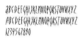 Deportees 英文字體下載