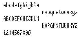 Dotimatrix 英文字體下載
