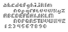 Dotshortmatrix 英文字體下載
