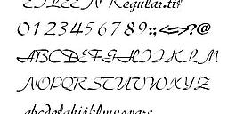 EILEEN 英文字體下載