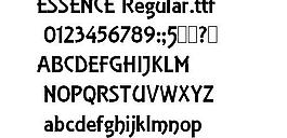 ESSENCE 英文字體下載