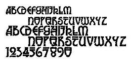 Elric 英文字體下載