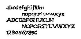 Extracti 英文字體下載