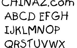 first grader 英文字體下載
