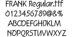 FRANK 英文字體下載