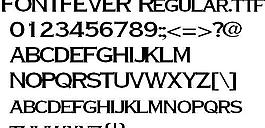 FONTFEVER 英文字體下載