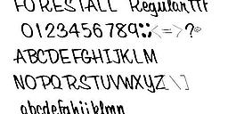 FORESTALL 英文字體下載