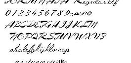 FORTUNATA 英文字體下載