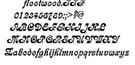 fleetwood 英文字體下載