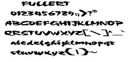 FULLERTON 英文字體下載