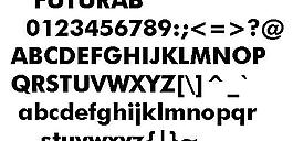 FUTURAB 英文字體下載