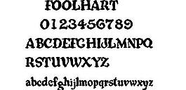 FOOLHART 英文字體下載