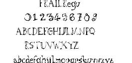 FRAIL 英文字體下載