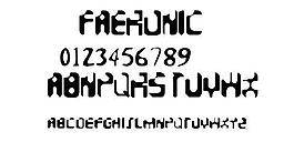 Faeronic 英文字體下載