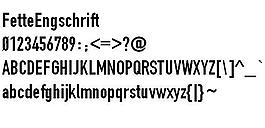 FetteEngschrift 英文字體下載