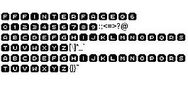 FFFInterface06 英文字體下載