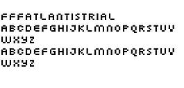 FFFAtlantisTrial 英文字體下載