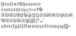 FrakturShadowed 英文字體下載
