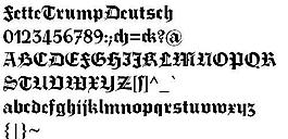 FetteTrumpDeutsch 英文字體下載