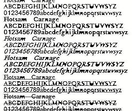 Flotsam Carnage 英文字體下載