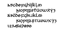 First 英文字體下載