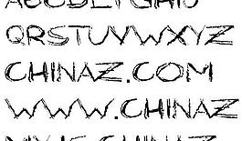 grungy 英文字體下載