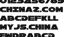 galaxy_1 英文字體下載