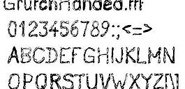 GrutchHanded 英文字體下載