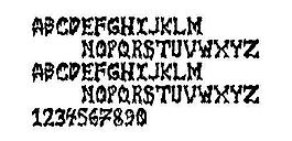 Gorefont 英文字體下載