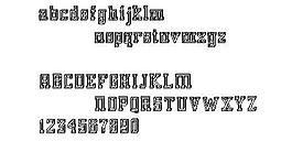 Glassblocks 英文字体下载