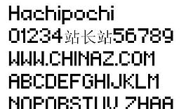 Hachipochi 英文字體下載