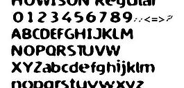 HOWISON 英文字體下載