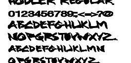 HODLER 英文字體下載
