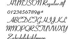 HUNTSON 英文字體下載