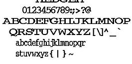 HEDGEHOG 英文字體下載
