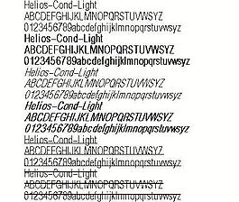 Helios-Cond-Light 英文字體下載