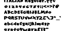 ITALIAN 英文字體下載
