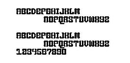 IronforgePHONT 英文字體下載