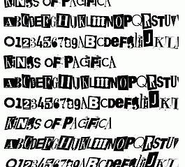 KingsOfPacifica 英文字体下载
