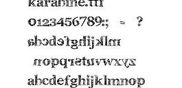karabine 英文字體下載
