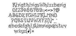 Kingthings Whizzbang 英文字體下載