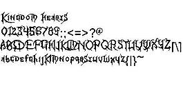 Kingdom Hearts 英文字体下载