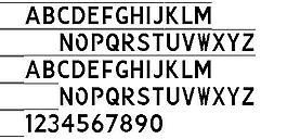 Kenteken 英文字體下載