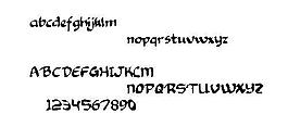 Knight 英文字體下載