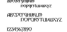 Klingondagger 英文字體下載