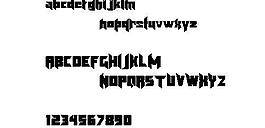 Klingonblade 英文字體下載