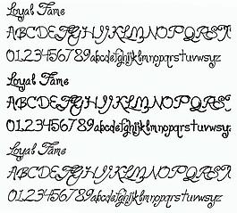 Loyal 英文字體下載
