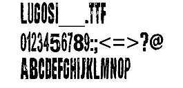 LUGOSI 英文字體下載