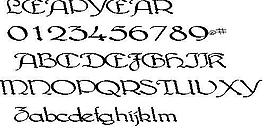 LEAPYEAR 英文字體下載